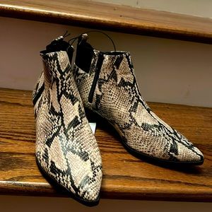 New snakeskin boots